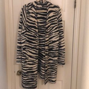 Loft Zebra print cardigan